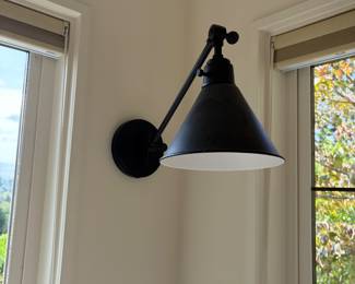 Wall lamp 20"d from all as shown x 8"diam.