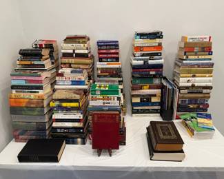 Sampling of 600+ books, organized by category for easy shopping!