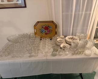Lots of glassware and china