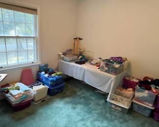 Extensive sewing and needlecraft collection, with knitting, quilting, cross-stitch, crochet and more