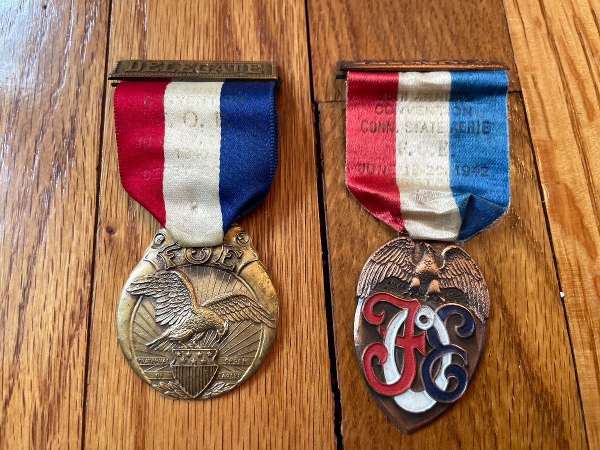 Vintage FOE Medallions pins