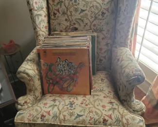 Wing back chairs 2 matching 