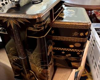 Japanese Laquered Picnic Set