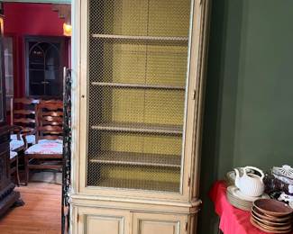 Here is the second of the matching pair of display cases with mesh fronts, which look great together.