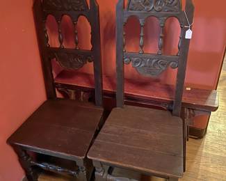 More of the matching chairs are seen here.