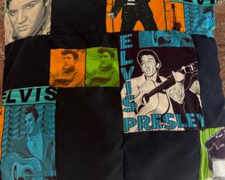 Elvis Patchwork Pillow
