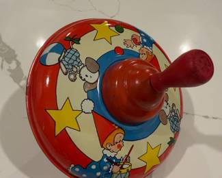 Vintage Ohio Art Spinning Top Toy