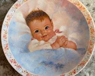 “The Awakening” Nursery Plate by Charlotte Becker