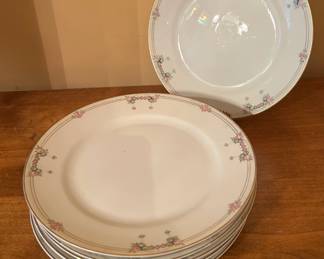 Six Noritake Eleanor Bassett Plates