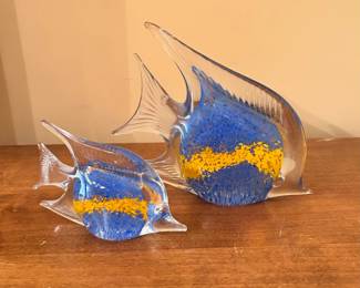 Hand Blown Glass Fish