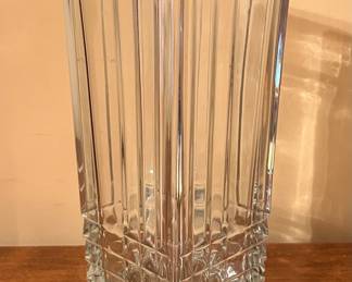Geometric MCM Crystal Vase from Italy