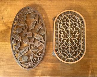 Two Brass Trivets