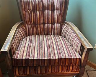 Vintage Upholstered Lounge Chair