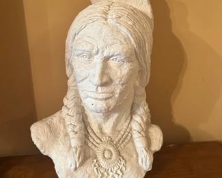 Native American Plater Bust 20x12