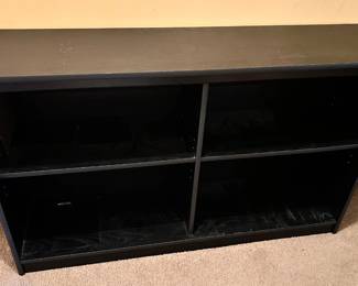 Black Wooden Shelving Unit