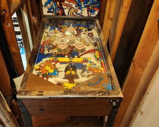 Vintage 1977 Flying Aces Home Pinball Machine by Sentinel