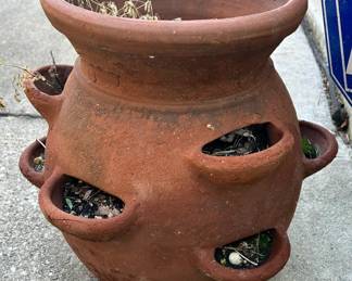 Terra Cotta Strawberry Planter