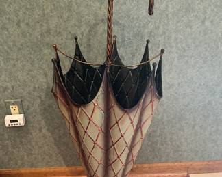 Metal Umbrella Shaped Umbrella Stand 3'