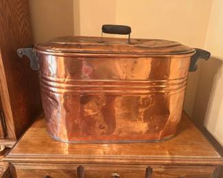 Copper Wash Boiler 28x17x14