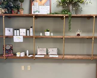 Custom Wall Industrial shelving 