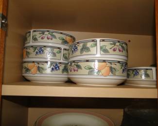 Even the Mikasa Garden Harvest bowls