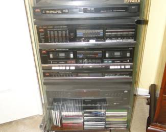 Complete FISHER sound system with all the piece, including the speakers