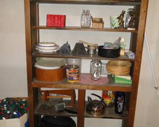 Yes the shelving unit is also for sale and handmade. And we can sell all the items too on the shelves