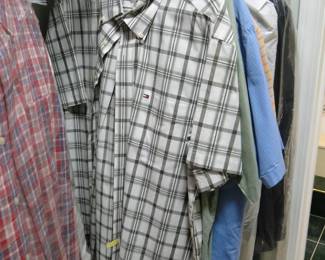 We are going to have a whole closet full, large walk-in closet filled with men's clothing and T-shirts