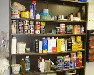 Paint and varnish and other things, just a $1 each