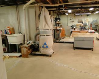 Alright here we go!!! Fully stocked, high end woodworking area