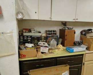 All of the essentials of the wood working shop are located here