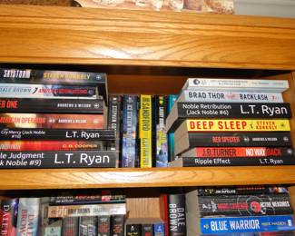 OK, listen we have books, lots and lots and lots of books. All of them are current authors too. We do have some vintage, but we have lots and lots of books