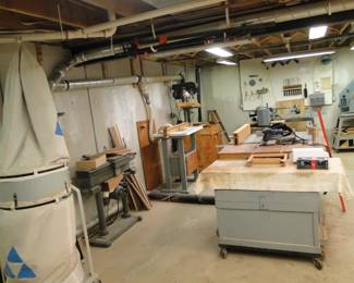 DELTA tools are the standard in this wood working shop