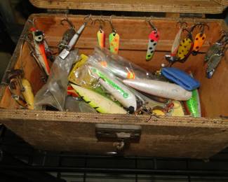 Lots and lots of fishing lures