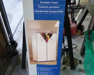 Portable closet, brand new in the box, never used