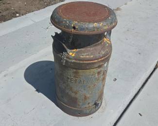 Vintage Petaluma Cooperative Creamery Milk Can