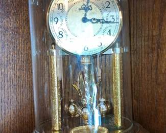 Schatz Day Anniversary Clock with Floral Engraved Dial
