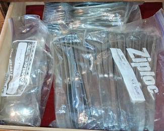 International Silver Royal Bead Stainless Steel Flatware Set