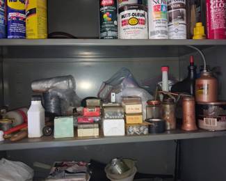 Assorted Vintage Hardware and Workshop Supplies