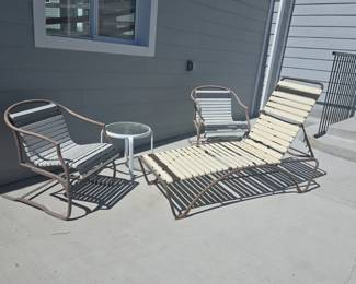 Vintage Tropitone Kahana Stackable Chaise Lounge Set