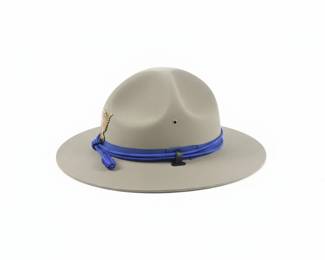 California Highway Patrol Campaign Hat with Original Hat Protector second image