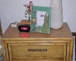 Lea Furniture Faux Bamboo Nightstand