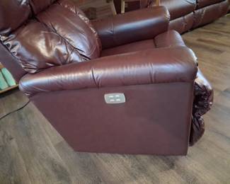 LaZBoy Pinnacle Leather Power Recliner second image