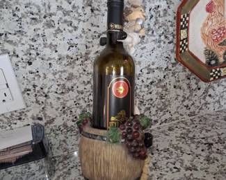 Chef Figural Wine Bottle Holder