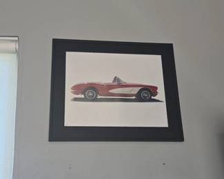 Chevrolet Corvette C Framed Print by Douglas Pittman