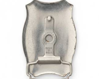Chambers Belt Co. Bucking Horse Belt Buckle second image