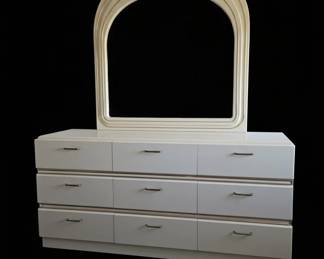 PostModern Arched Mirror Dresser Set