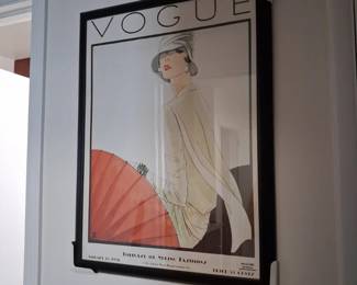 Vogue Magazine Cover Print, January , Forecast of Spring Fashions