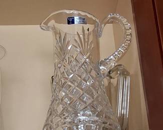 Crystal Clear Poland Cut Crystal Pitcher