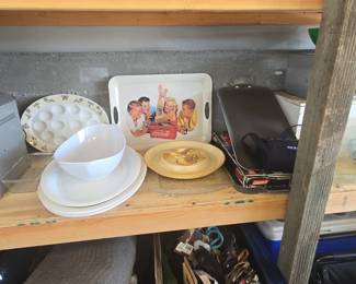 Vintage CocaCola Advertising Serving Tray with Picnic Scene